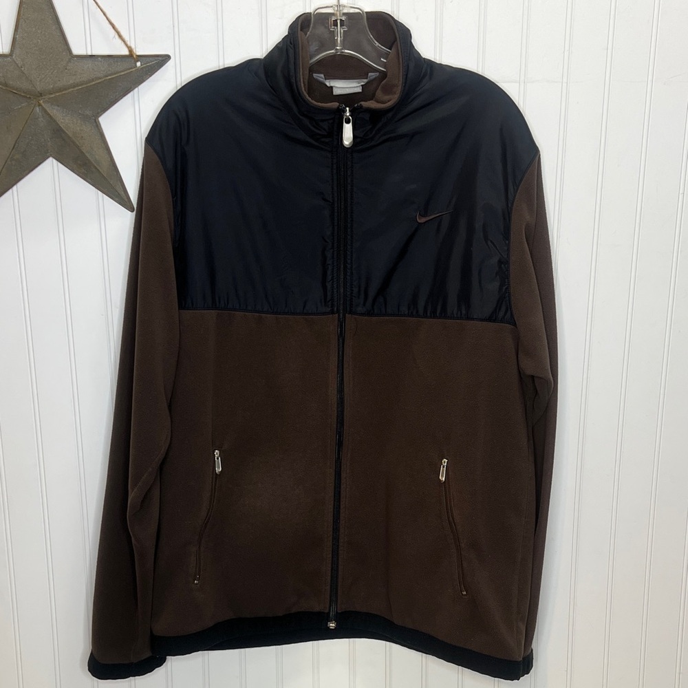 Nike Men's Two Tone Fleece Windbreaker Jacket Size Large